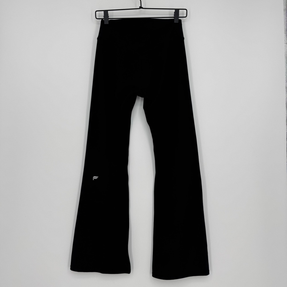 Fabletics PureLuxe Black High Waisted Flare Yoga Pants Leggings Womens